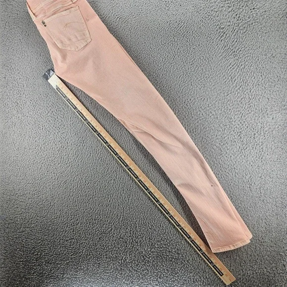 G-Star Jeans Women's Size 24W Orange Pastel Color Zip Fly Skinny 25x32 - Picture 15 of 16